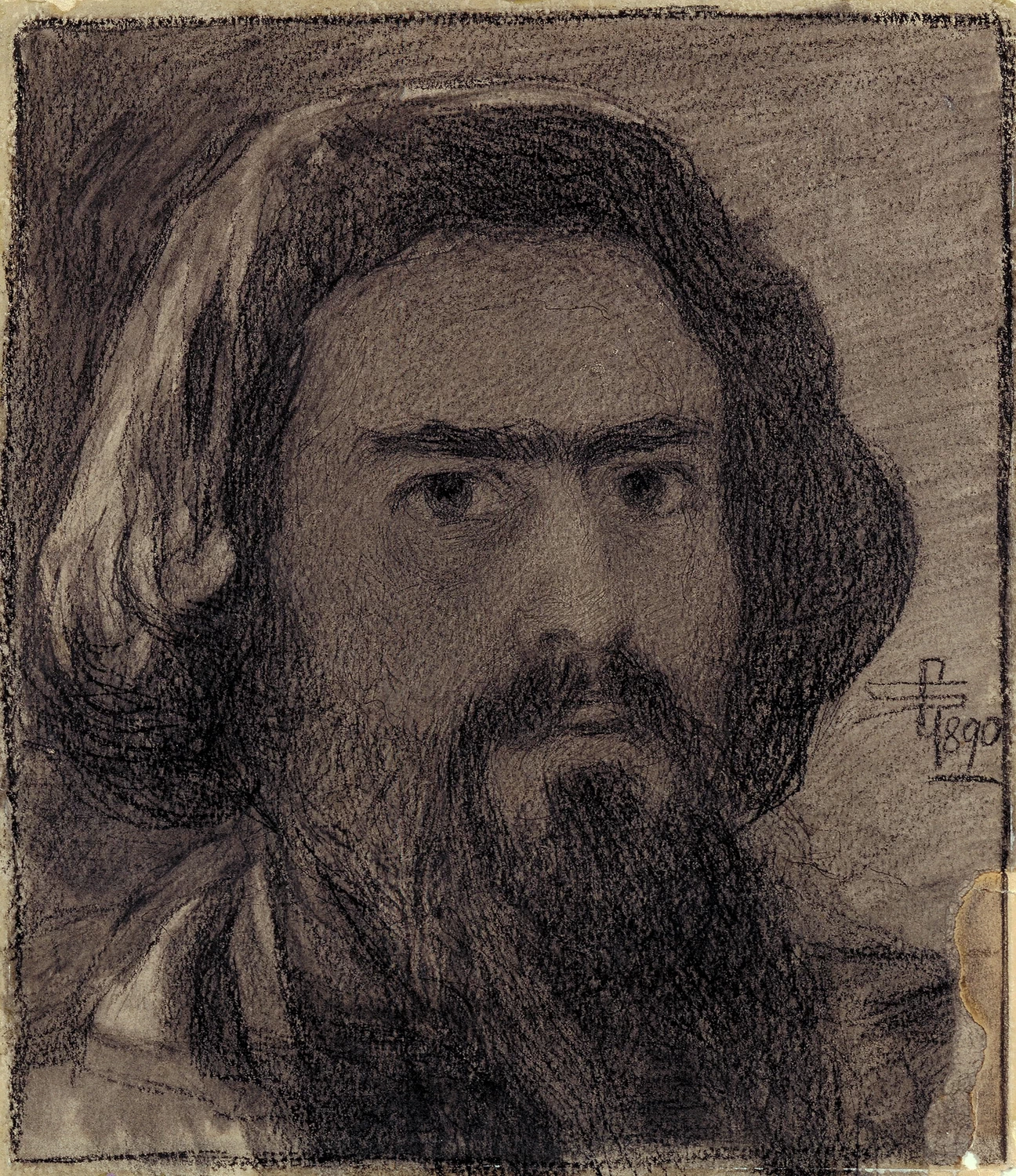 Autoritratto. L'orso di Savognino - Civico Gabinetto dei Disegni, Castello Sforzesco, Milano